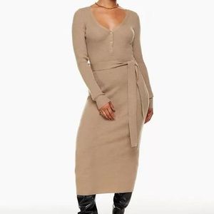 Aritzia group by babaton henley sweater dress
